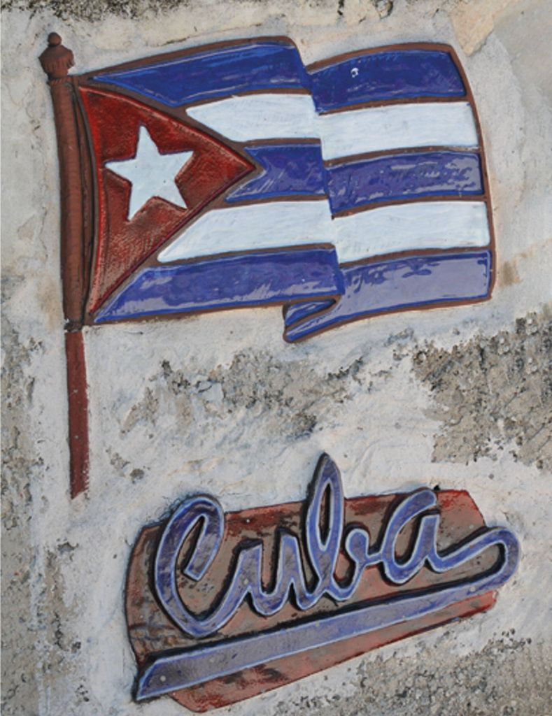 Wanddekoration Cuba bunt 30x41,5cm - Einheitsgröße