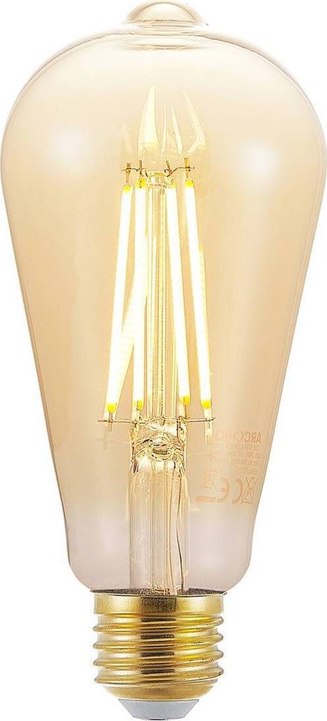 LED-Lampe E27 ST64 6,5W 2.500K amber 3-Step-Dimmer