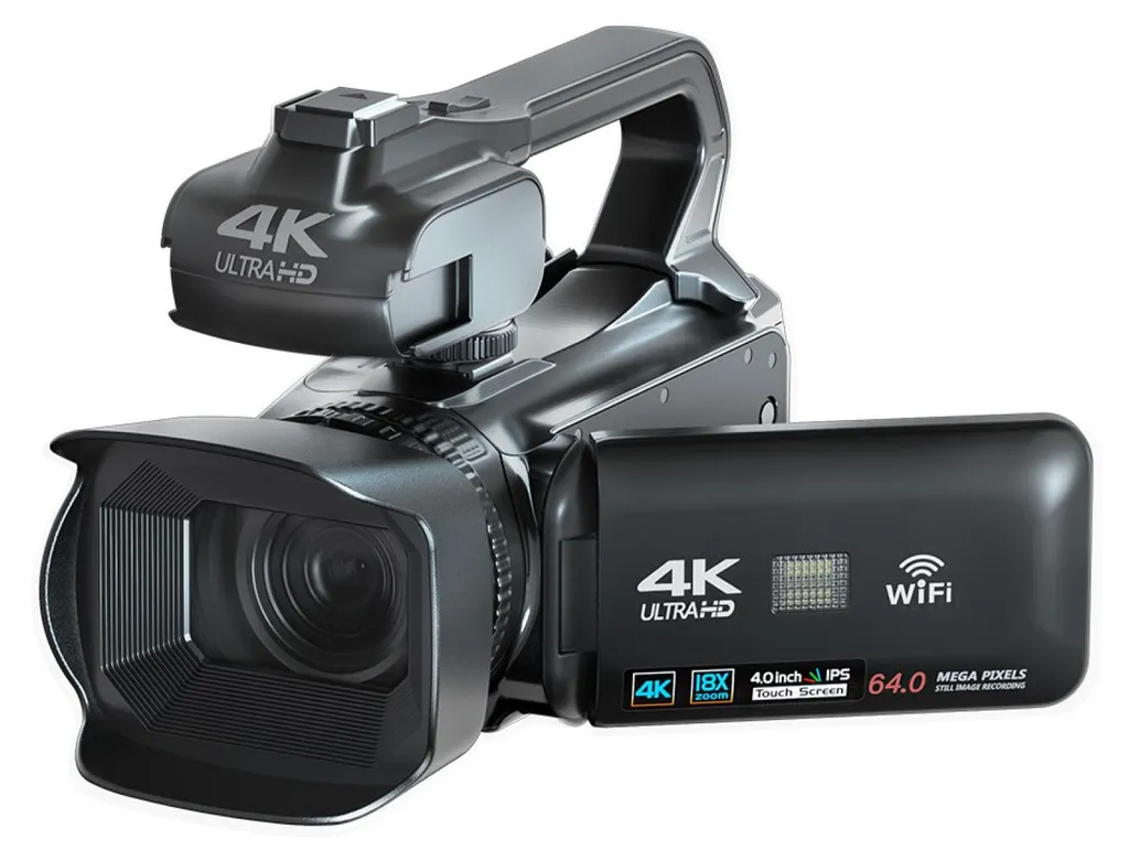Caméra Vidéo 4K Anti-Tremblement : Fini les vidéos floues avec ZELURXX