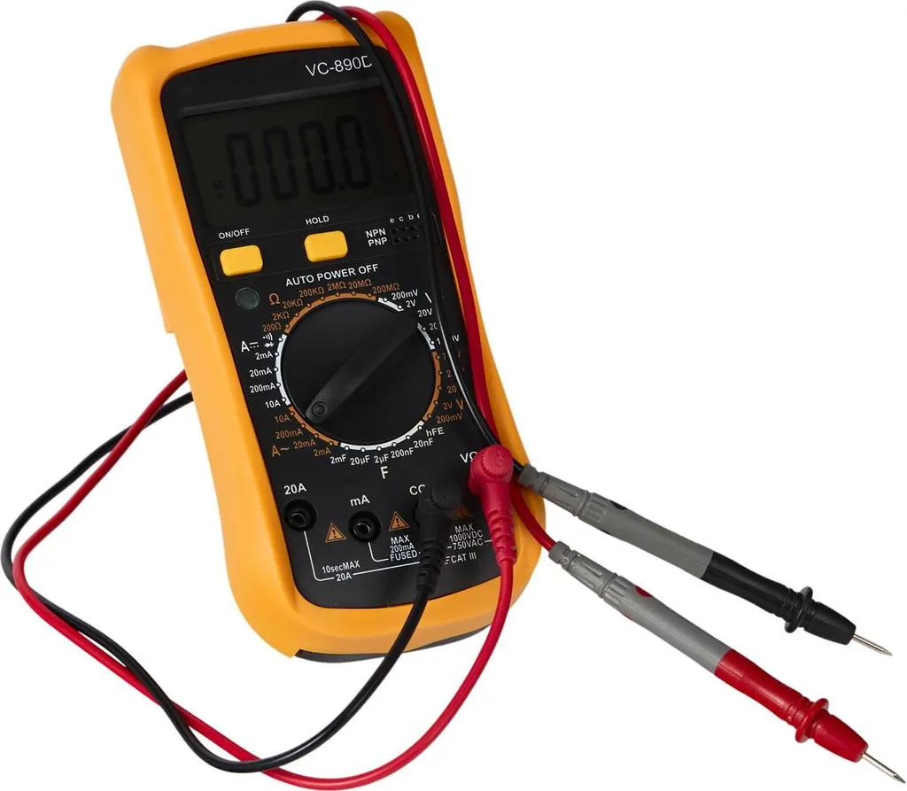 Multimètre numérique portable KD11297 pour tester vos circuits auto - 13