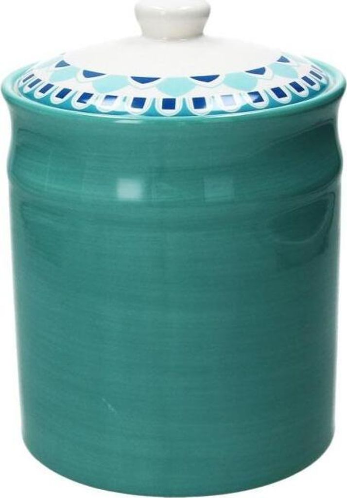 TOGNANA Vorratsdose/Kaffeedose BLUEAPP, türkis, 2800 ml. Vol., 23 cm hoch, aus Keramik
