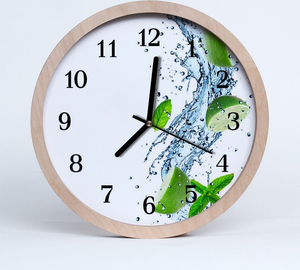 Holzuhr 30fi cm wanduhr - Minze Relish