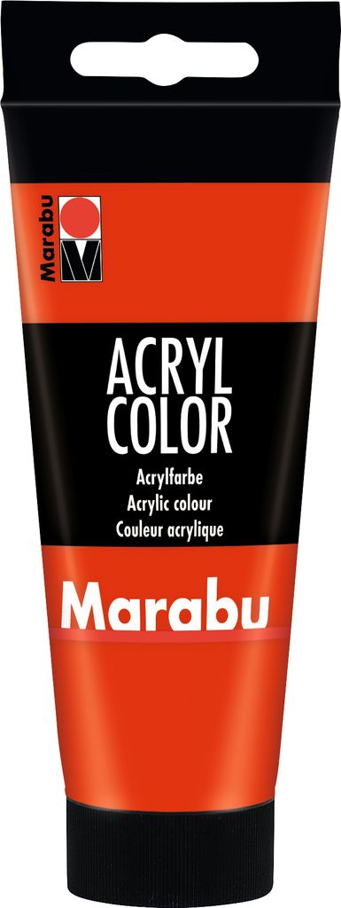Marabu Acrylfarbe Acryl Color 100 ml zinnoberrot 006