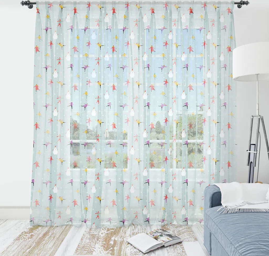Arazzo Natalizio Design ABAKUHAUS 220x274 - Raso Setoso Multicolor