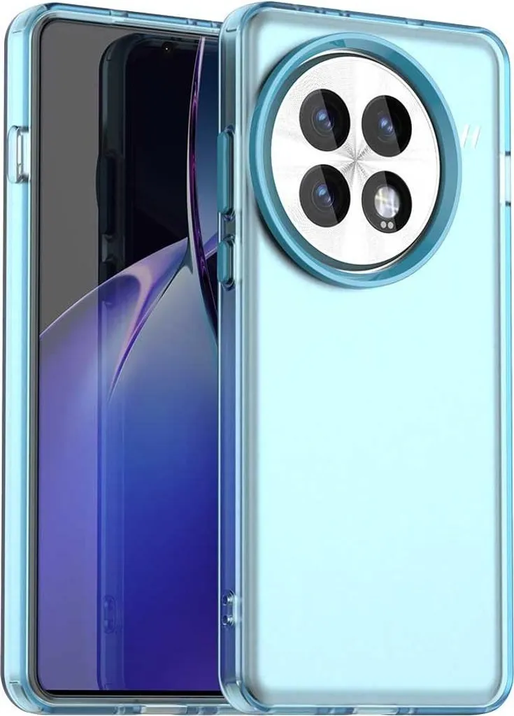 Phonesta HardFrost OnePlus 13 Cover Blu - Custodia Rigida Anti-Shock