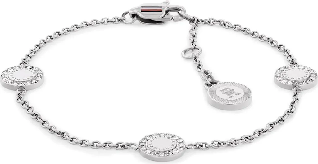 Bracelet acier chic pour soirée et mariage avec cristaux fins 2780904