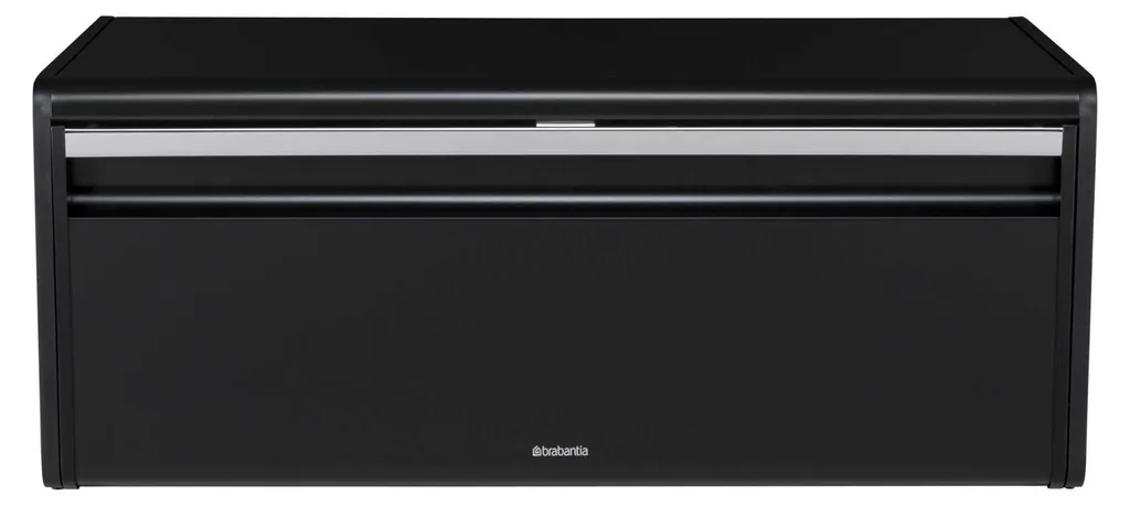 Boîte à pain pour conservation longue durée Brabantia noire mate robuste