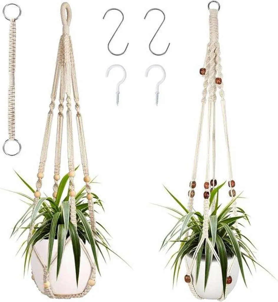 Support à plantes anti-chute avec crochets pour sécuriser vos pots