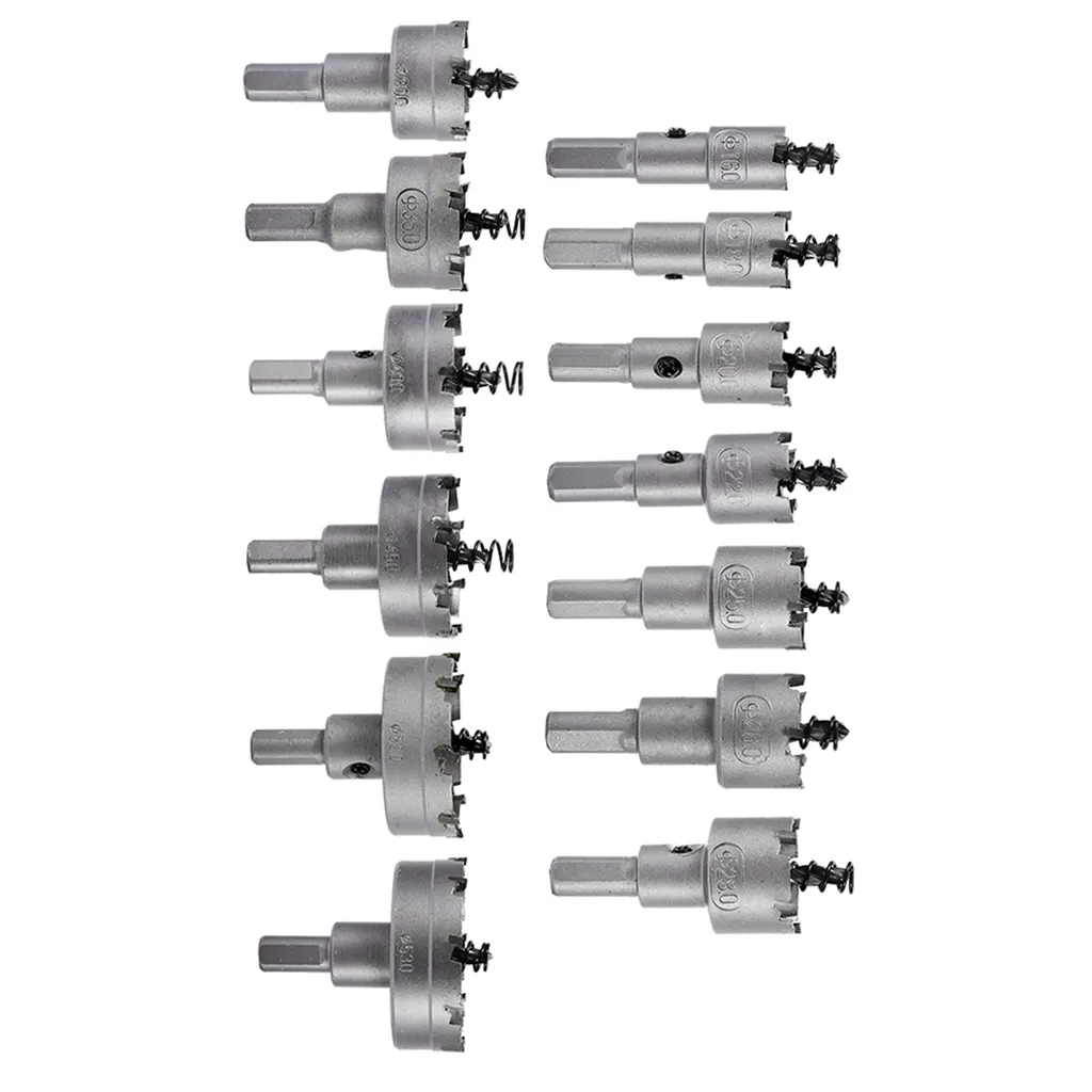 Kit Perçage Métal pour Installation de Cuisine Inox et Plomberie 13pc