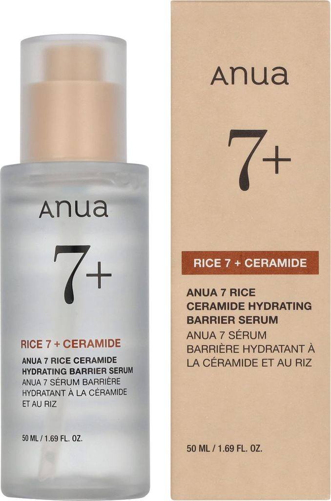 Anua Rice 7 + Ceramide Serum Hydrating Barrier Serum 50 ml