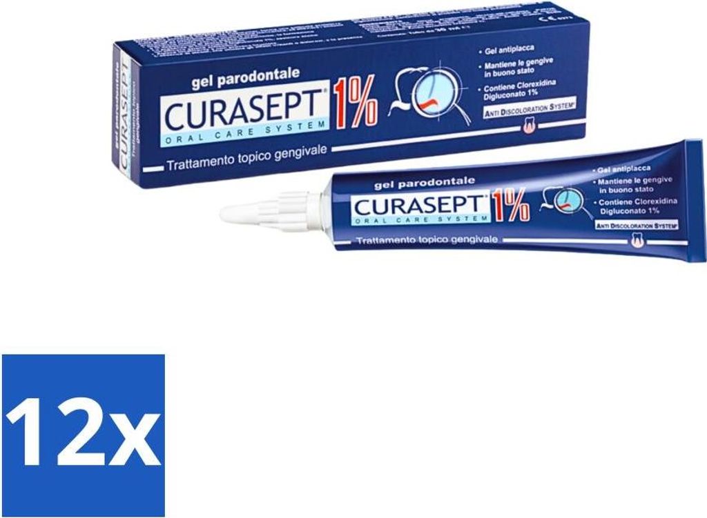 Curasept Parodontalgel 1% CHX 30 ml - Vorteilspack - 12 Stücke