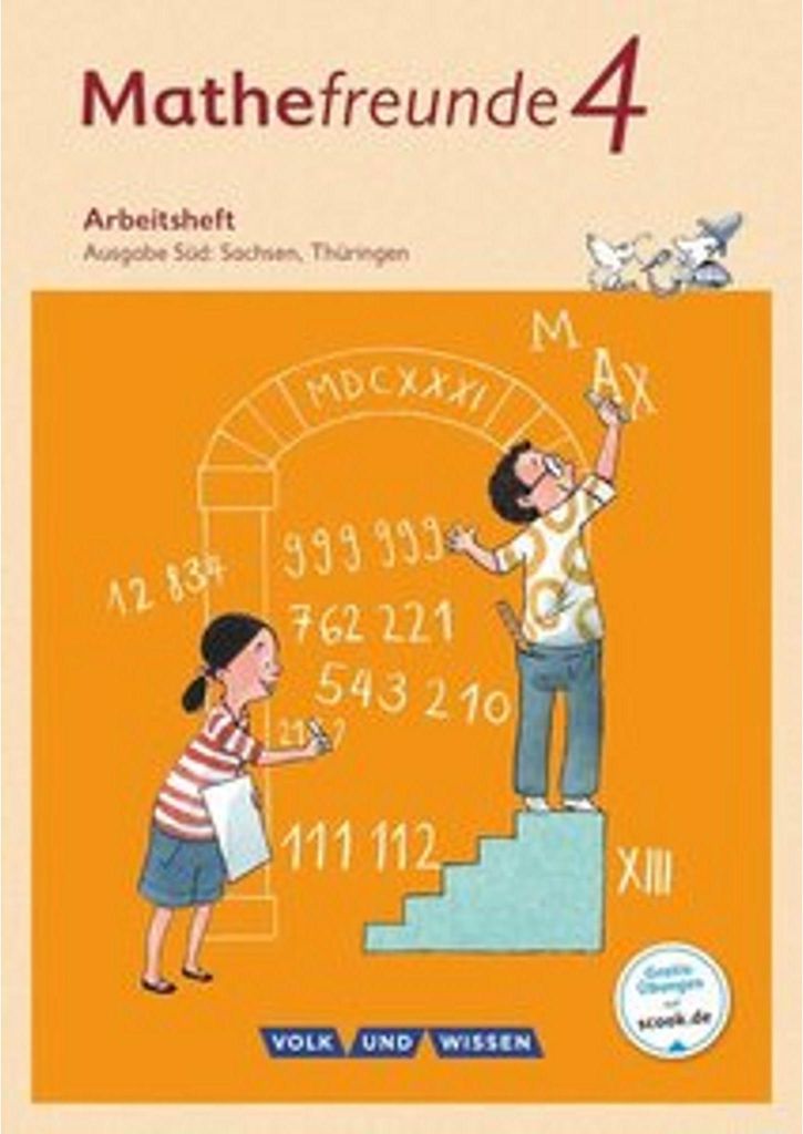 Mathefreunde 4. Schuljahr - Süd - Arbeitsheft Obrázok produktu 