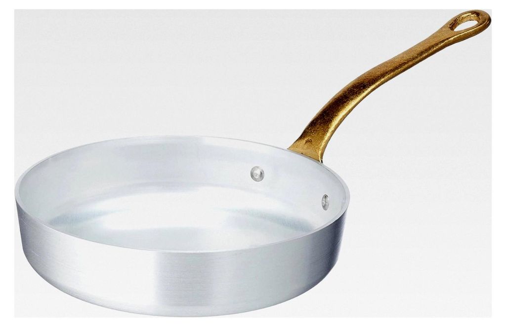 Servierpfanne von Pentole Agnelli, Messing, Weiß, 16 cm