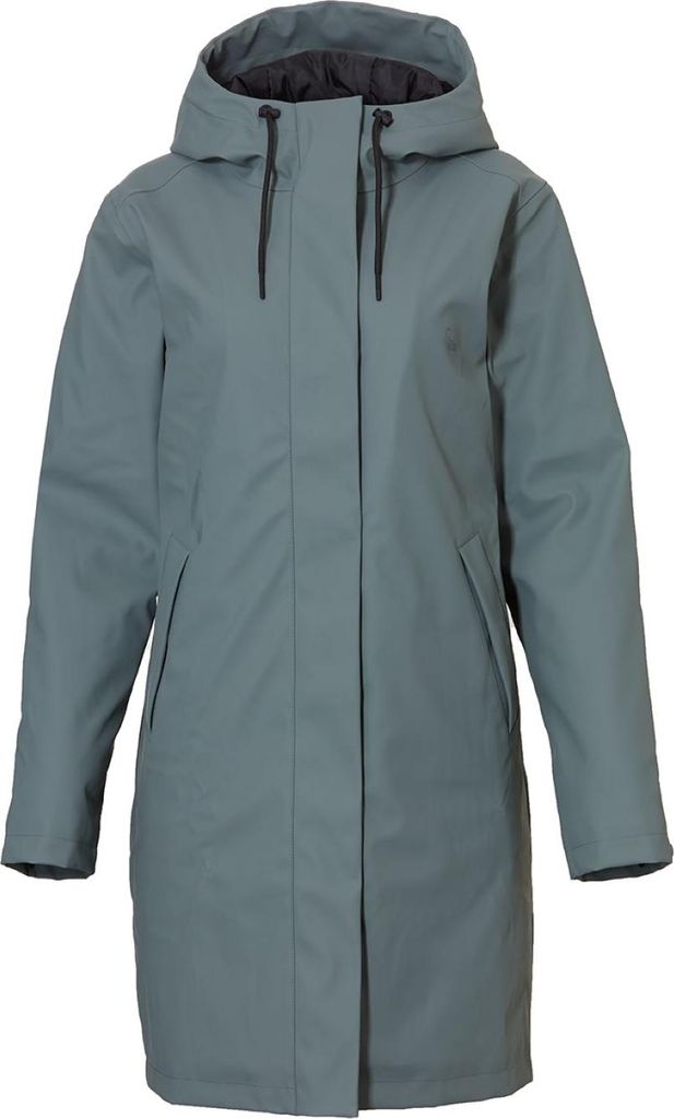 NOMAD Urban Parka Damen | L | Grün | Wattierte Jacke | Wasserdicht 20.000 mm | Hochwertige Übergangsjacke / Regenjacke mit Kapuze