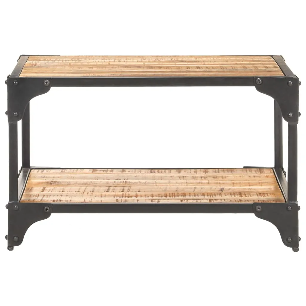 Tavolino Salotto vidaXL 60x60x35 cm Legno Massello Mango | Solido e Pratico