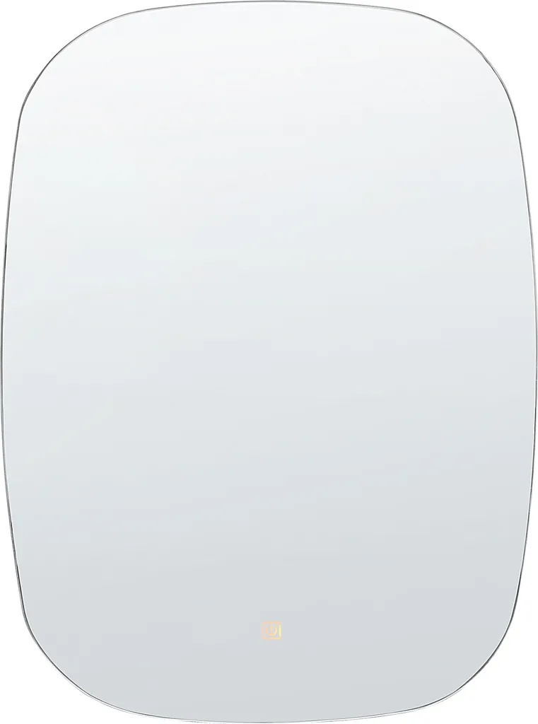 Grand miroir LED ovale design suspendu 78 cm pour maquillage précis