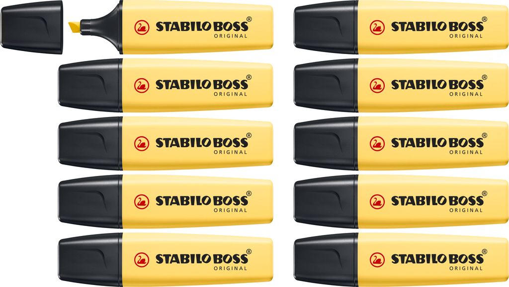 Textmarker - STABILO BOSS ORIGINAL Pastel - 10er Pack - Produktbild 