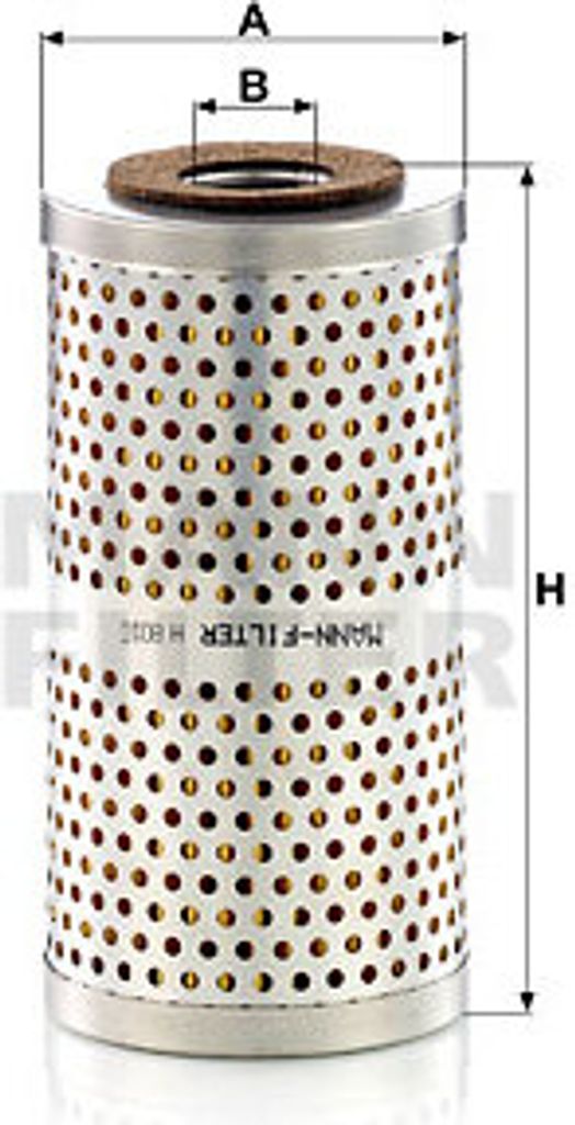 Filter, Arbeitshydraulik MANN-FILTER H 8010 Obrázok produktu 