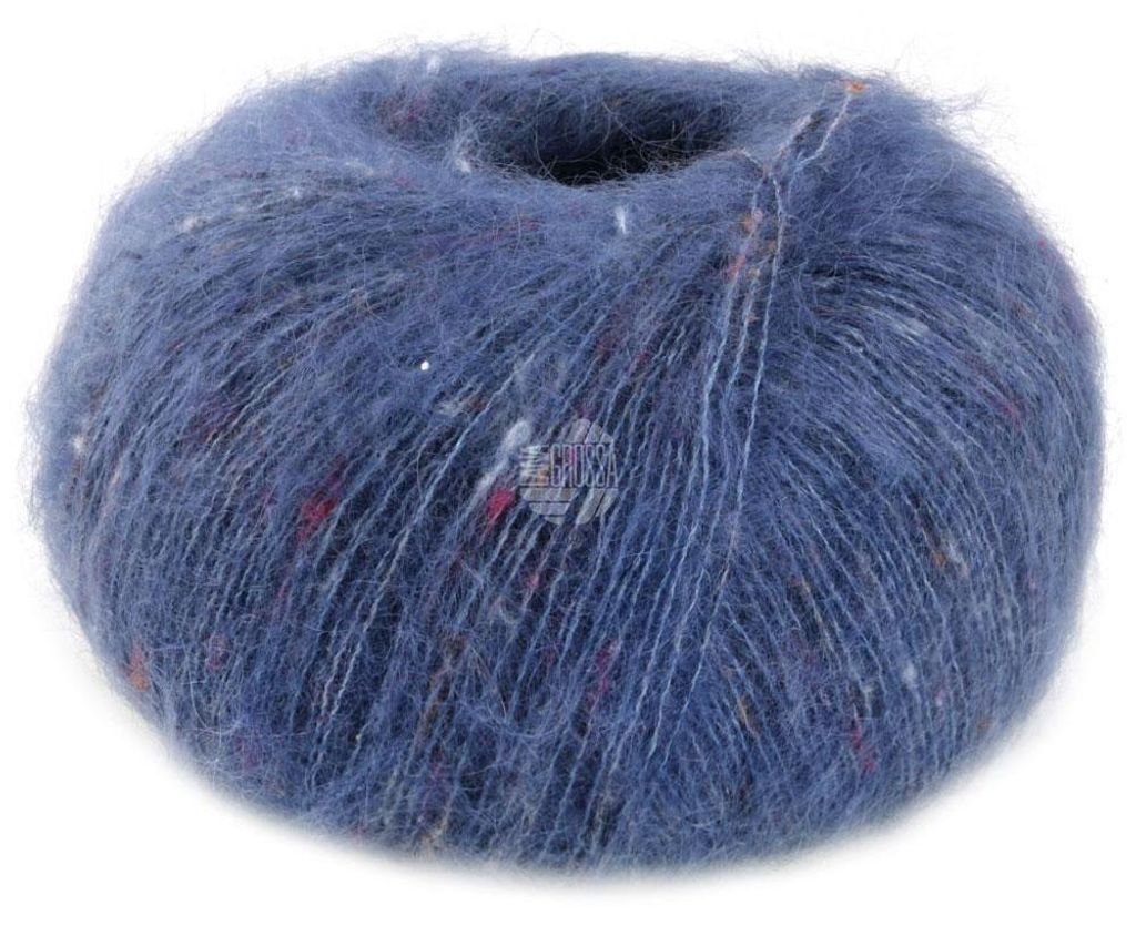 Lana Grossa - Natural Superkid Tweed 0619 dunkelblau Produktbild 
