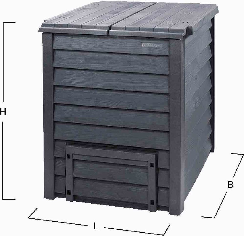 GRAF THERMO-WOOD Kompo. 600L inkl.Bodengitter Produktbild 5