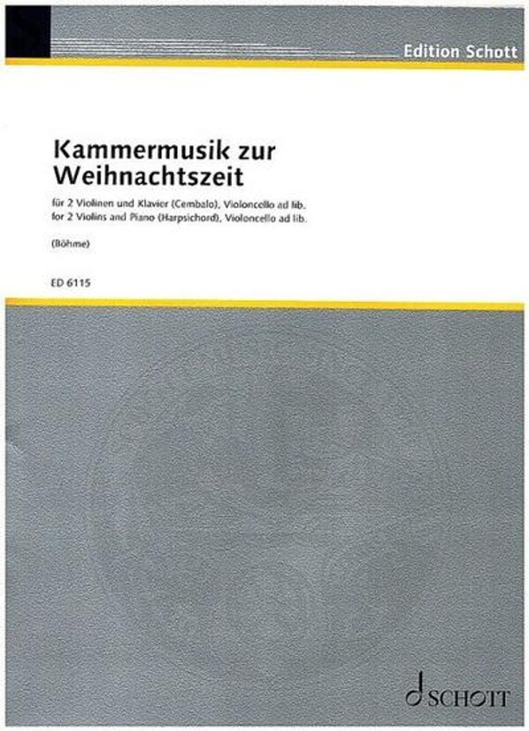 Kammermusik zur Weihnachtszeit
