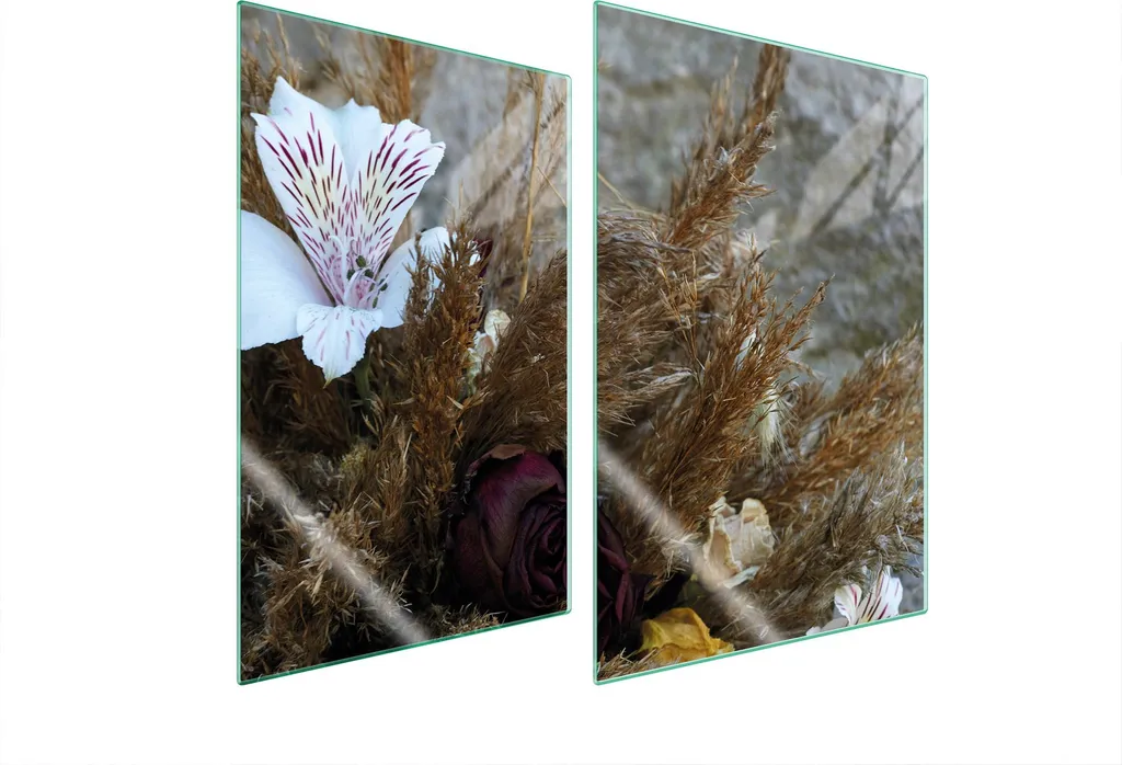 Tagliere Vetro 35x52 Copri Piano Cottura 2 Pezzi - Orchidea Brew