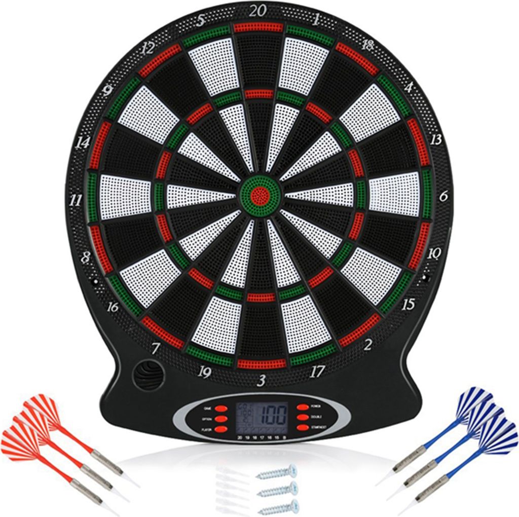 Elektronische Dartscheibe, 15" mit LCD Anzeige, inkl. 6 Produktbild 