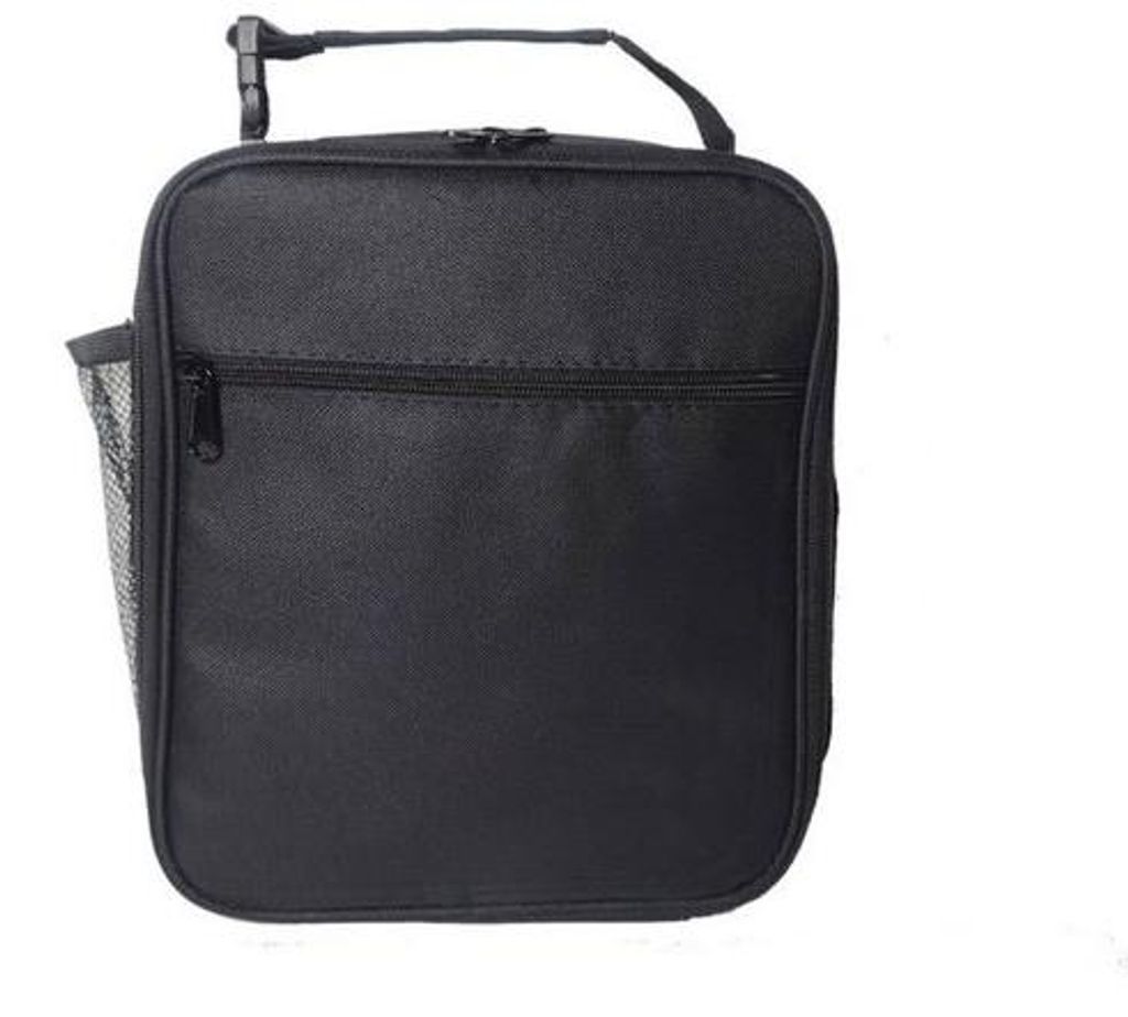 Isolierter Lunchkoffer - 23 x 11 x 26 cm - draagbarer Rucksack mit doppeltem Reißverschluss