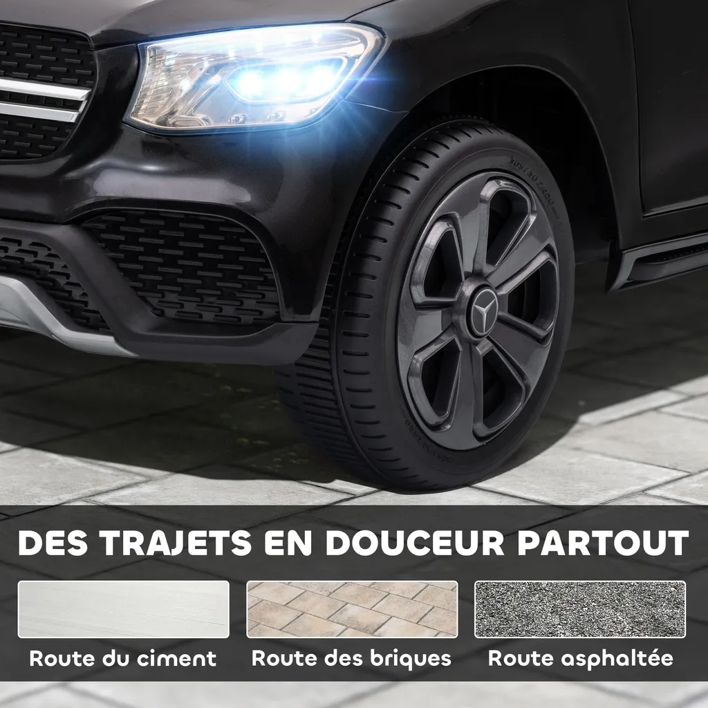 Mercedes GLC Enfant : Roulez en Sécurité avec Télécommande et Soft Start - 8