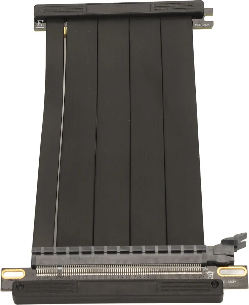 Câble Riser PCIe 4.0 x16 Double Reverse Haute Vitesse pour GPU RTX 3090