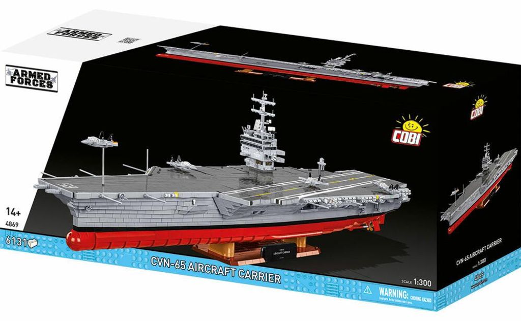 Cobi Klemmbaustein-Set Flugzeugträger CVN-65, 6131 Teile, Immagine del prodotto 