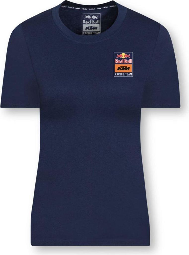 Ktm Backprint Redbull Kurzarm-t-shirt Blau XL Frau Blau XL