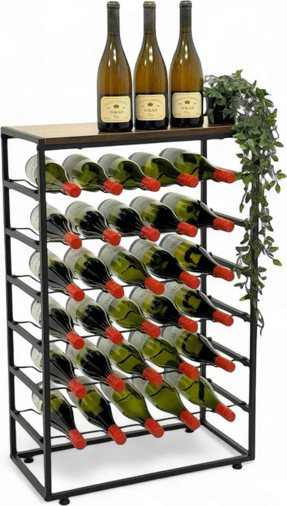 Casier vin stable 30 bouteilles : finissez-en avec le désordre au sol