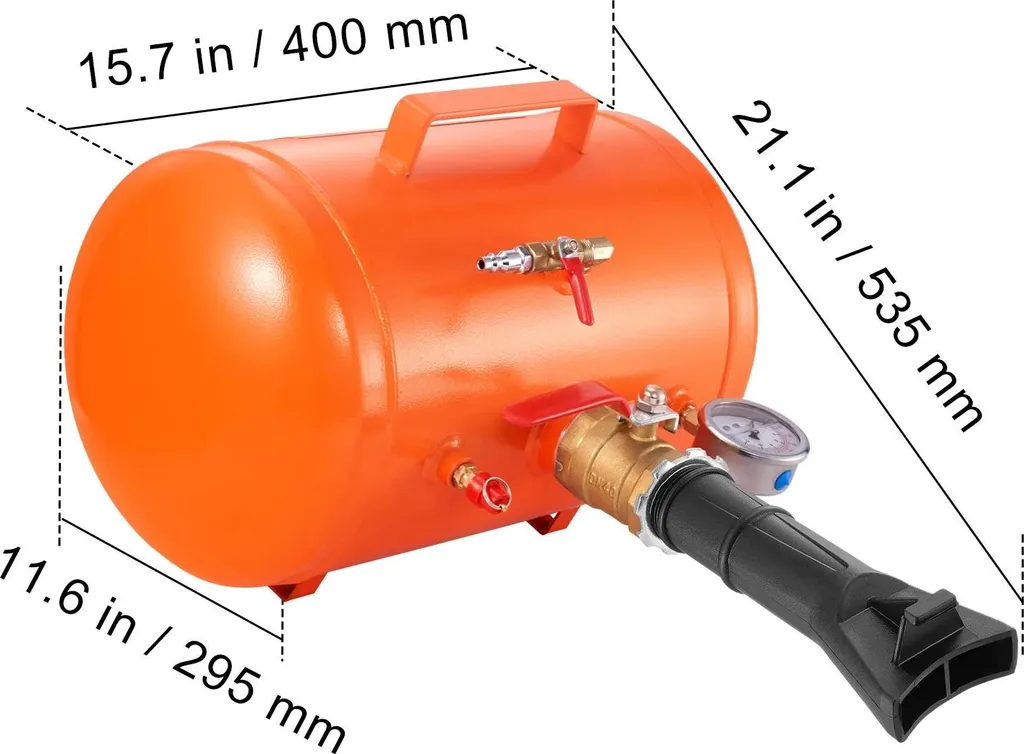 Gonfleur de pneus pour atelier 19L - Solution montage pneus 145 PSI - 2