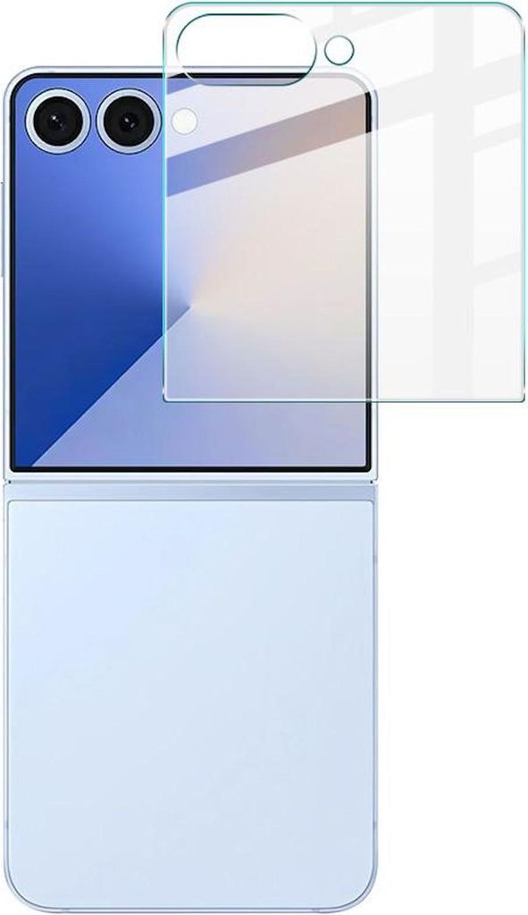 Hart Glas Display LCD Schutz für Samsung Galaxy Z Flip7 5G 1x Back Rück Screen