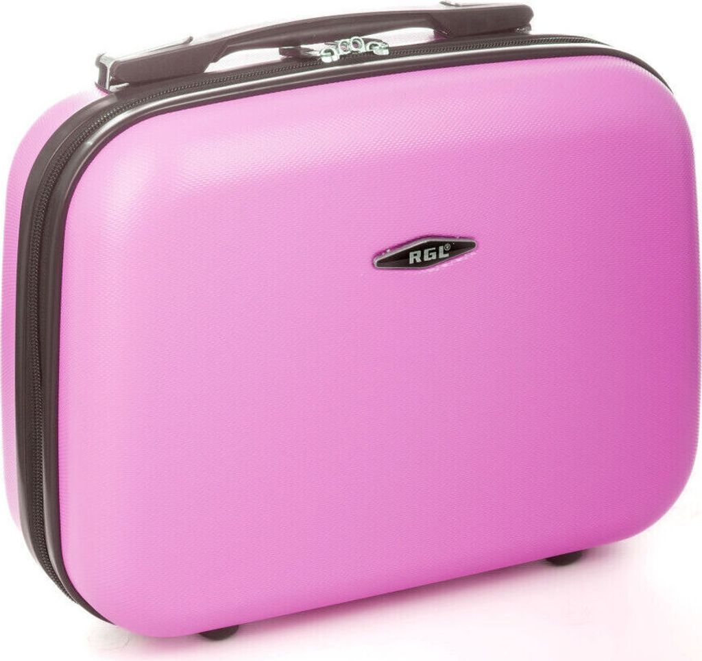Beautycase Hartschalen Kosmetikkoffer | Leichter Reise-Beautykoffer für Damen, abschließbar und mit Trolleyhalterung