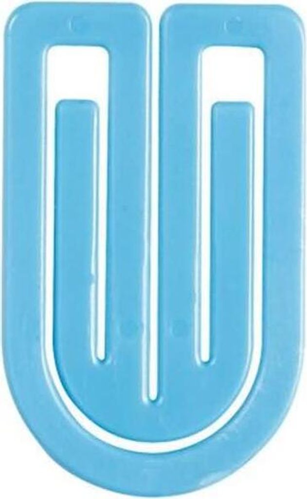 Büroklammern King Klips 27mm VE=1000 Stück hellblau
