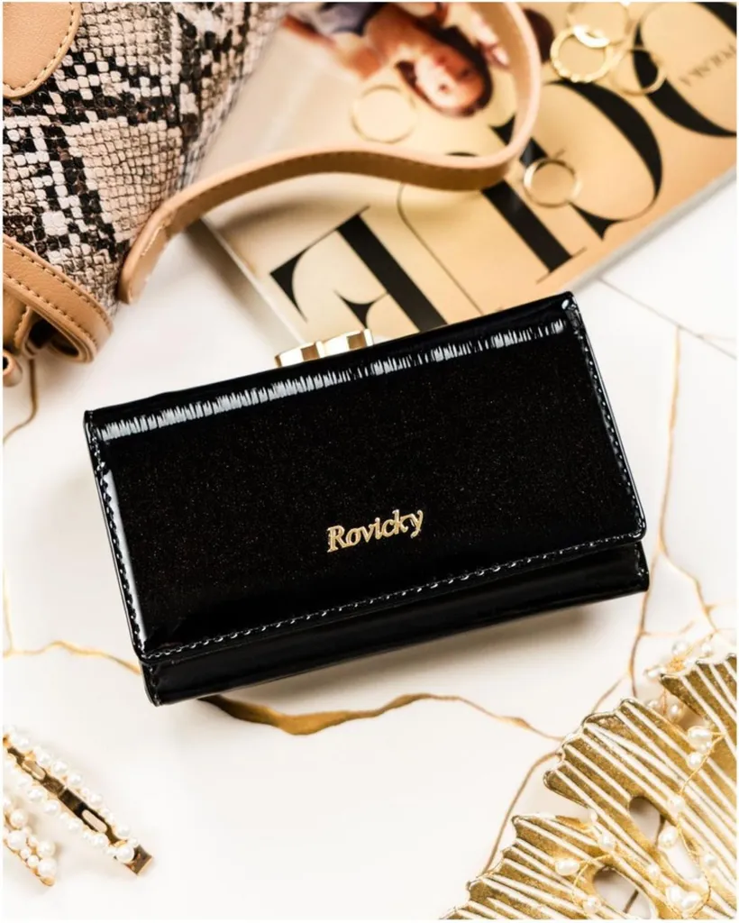 Portefeuille Rovicky Rovicky310690 Multi-rangements en Cuir Véritable