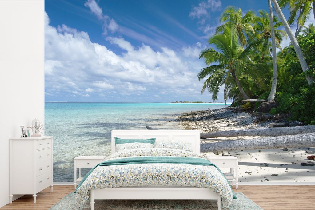 MuchoWow Fototapete für Wohnzimmer oder Schlafzimmer Wandtapete Vinyl Motivtapete Das östliche Ende von One Foot Island - 360x240 cm - Vinyl-Ta...