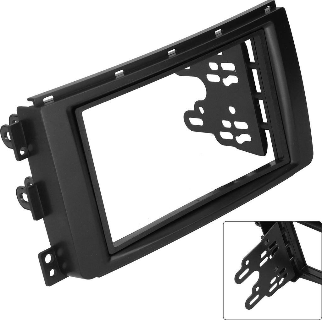 2Din Autoradio-Radioblende, CD-Armaturenbrett, Refit-Verkleidung, Ersatz für SMART ForTwo 2007–2010