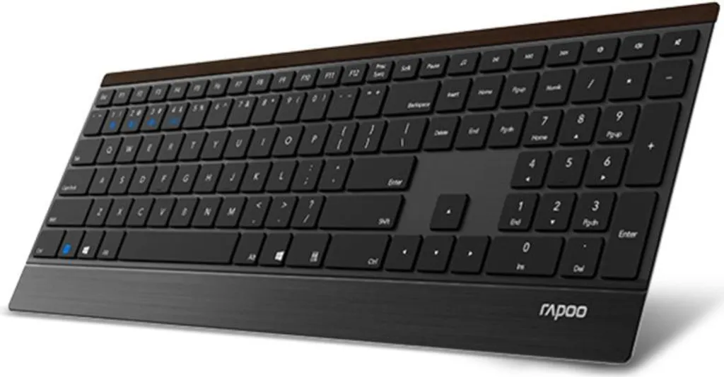Clavier bureautique sans fil Rapoo E9500M pour PC Tablette et Mobile
