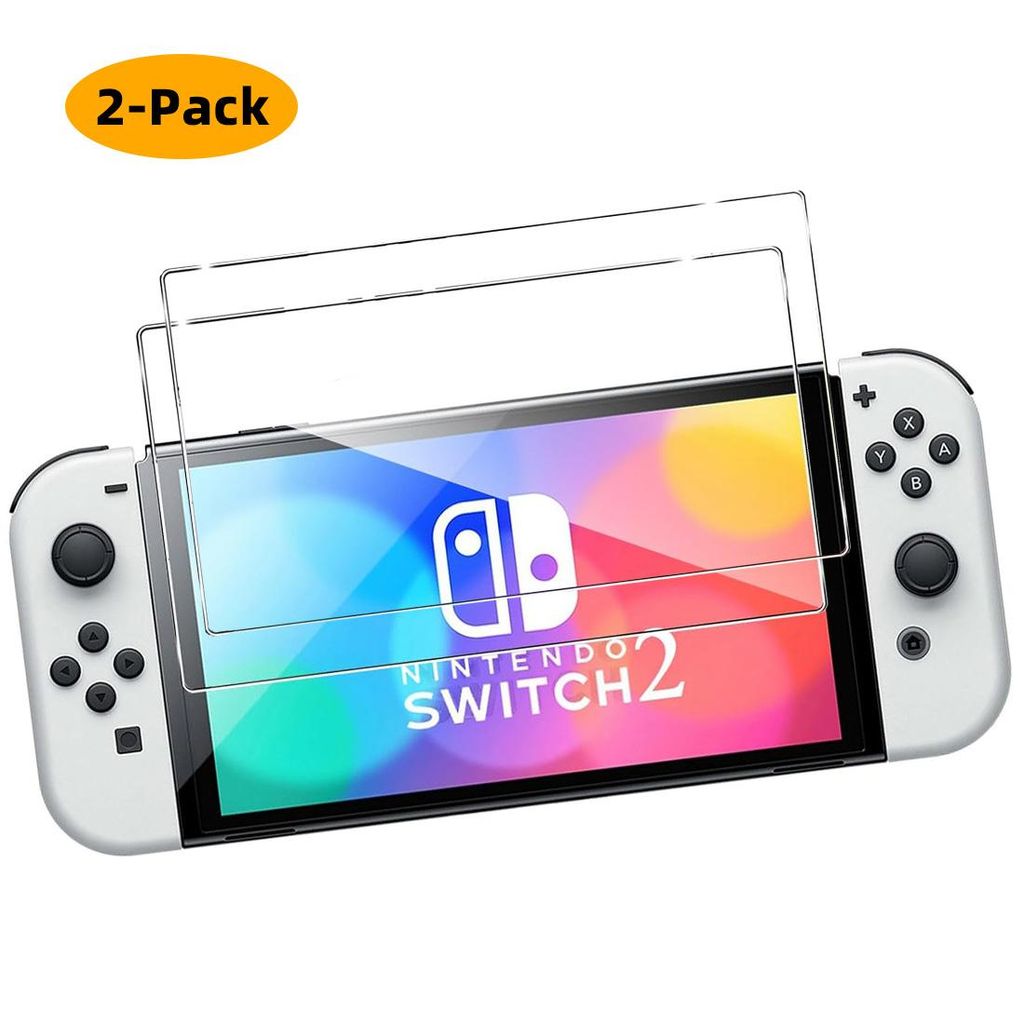 2er-Pack SchutzGlas Display Schutzfolie Für Nintendo Switch Produktbild 