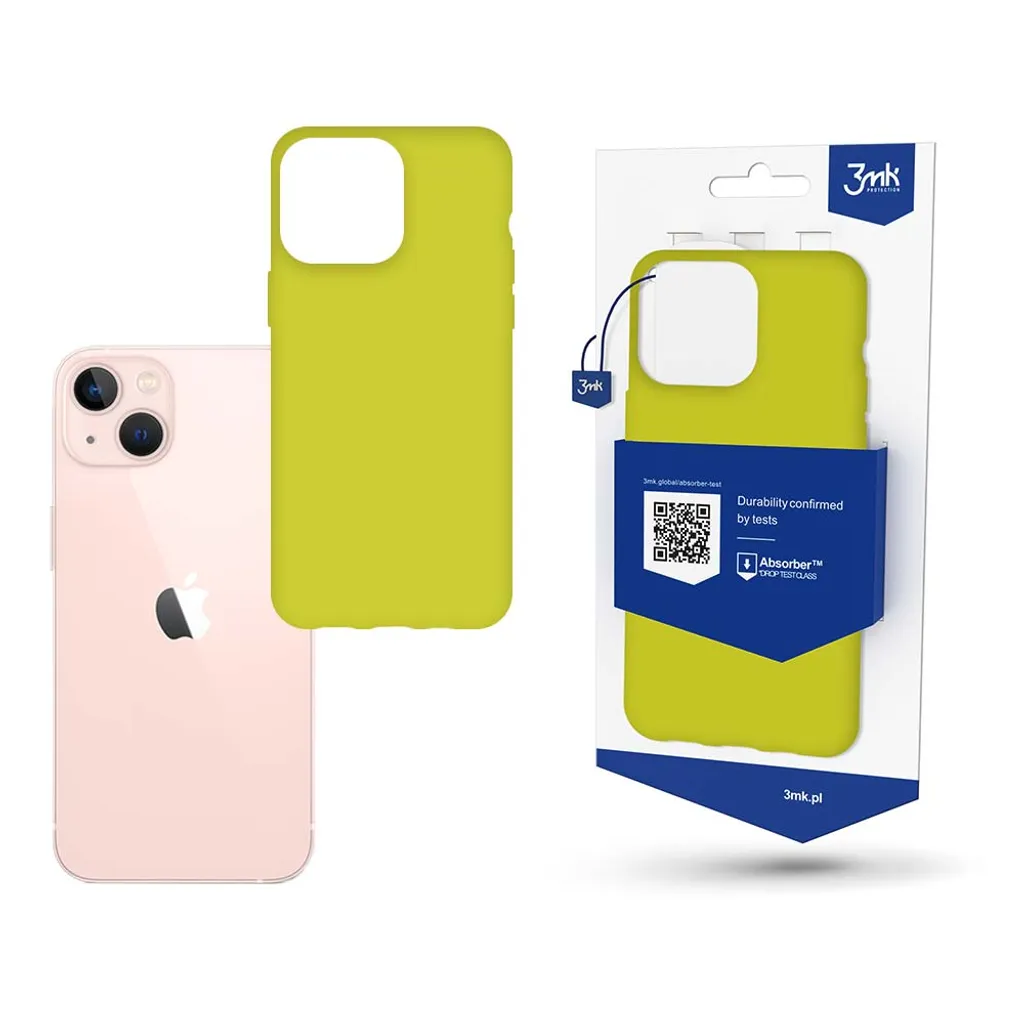 Custodia Protettiva iPhone 14 3mk Matt Case - Colore Lime Opaco