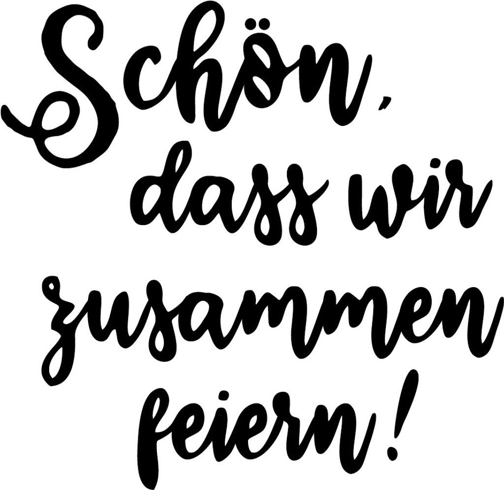 Bierdeckel aus Filzpappe/Karton, "Schön, dass wir zusammen feiern", Ø 107 mm, rund, 1000 Stück - Mank
