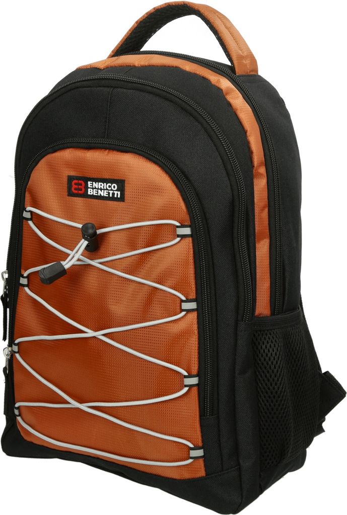 Kleiner Rucksack mit Laptopfach Herren Damen Kinder Schule Arbeit Uni Tasche Freizeit Rust