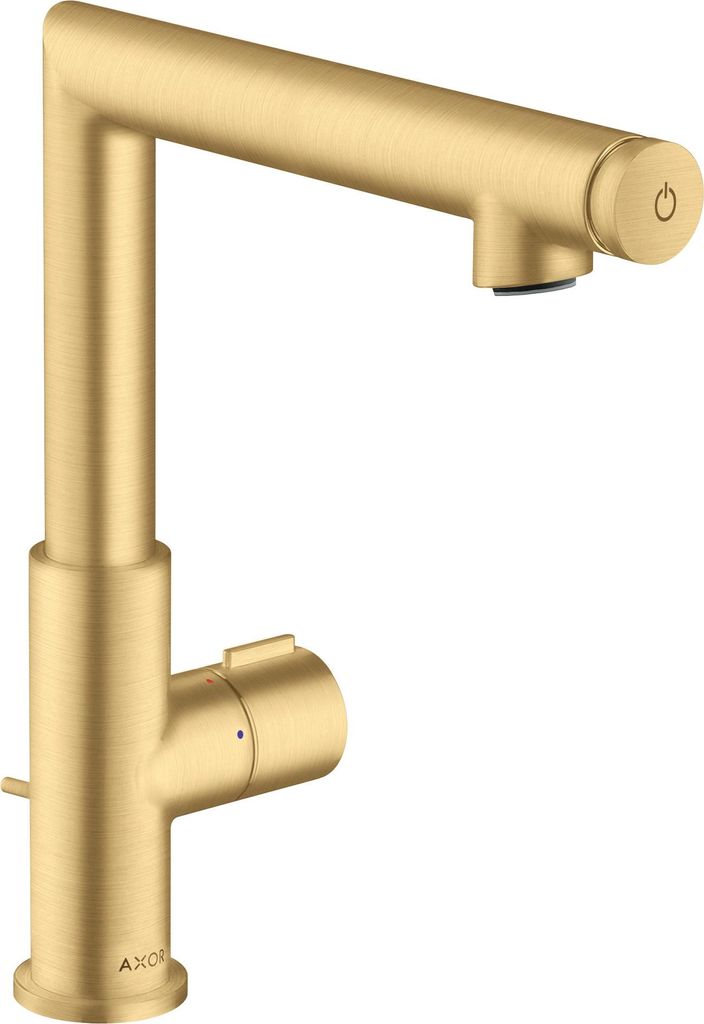 Select-Waschtischmischer AXOR UNO 220 brushed gold optic