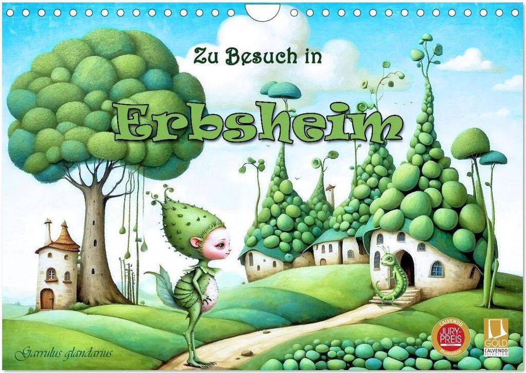 Zu Besuch in Erbsheim (Wandkalender 2026 DIN A4 quer), CALVENDO Monatskalender