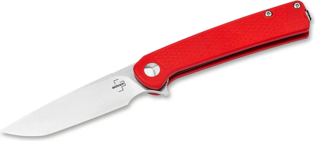 Couteau pliant Böker Plus Fire Ant Red avec lame EDC en acier S35VN