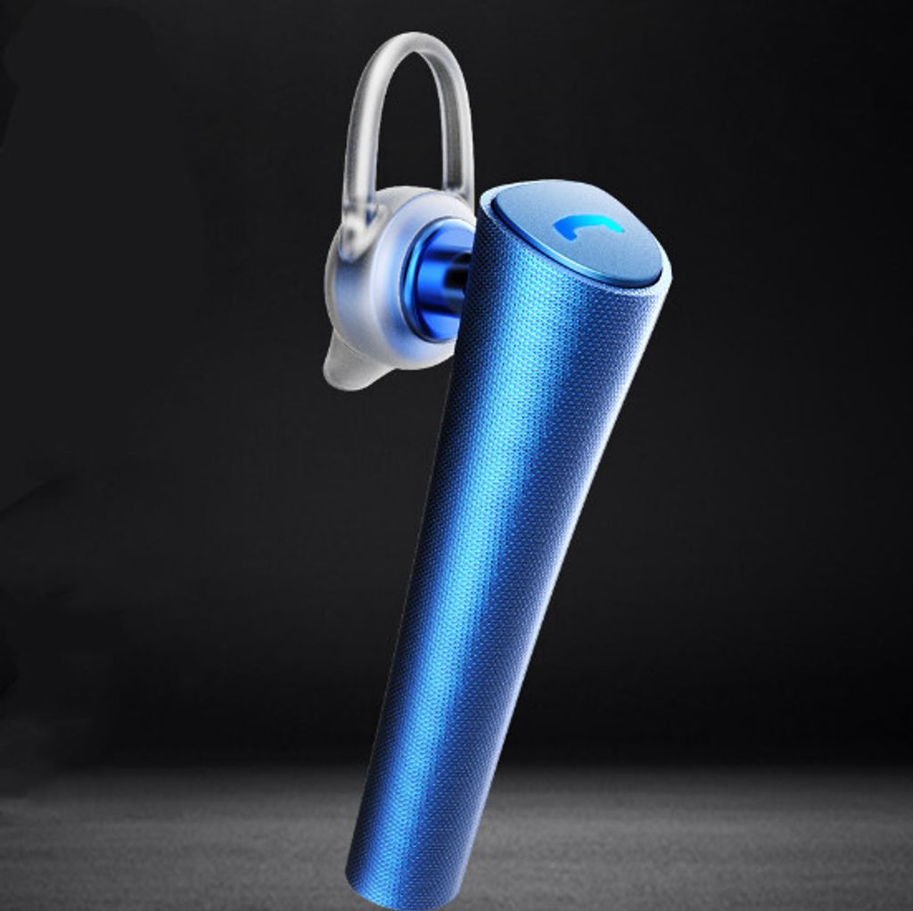 ROCK Mini Bluetooth Kopfhörer Kopfhörer mit Kopfhörer Mic V4.2 drahtlos handfrei Musik für iPhone Samsung blau