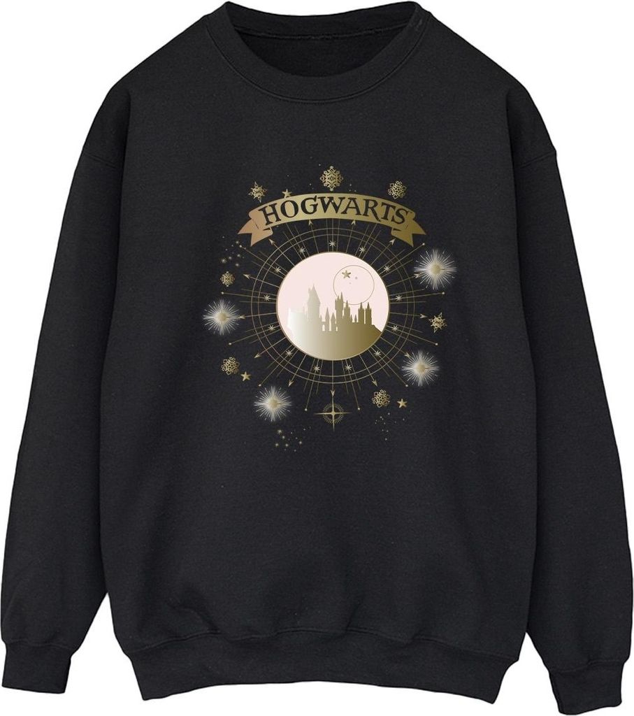 Harry Potter - "Hogwarts" Sweatshirt für Damen BI21426 (L) (Schwarz)